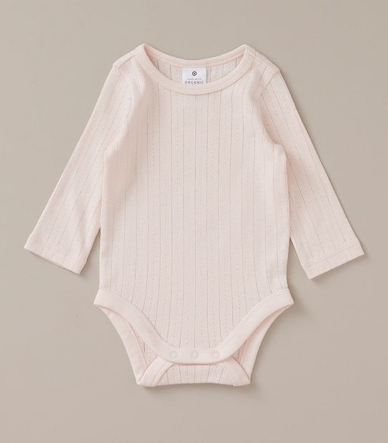 Baby Organic Cotton Pointelle Bodysuit
