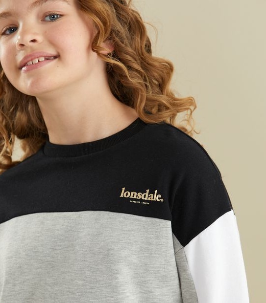 Lonsdale London Longton Spliced Jumper