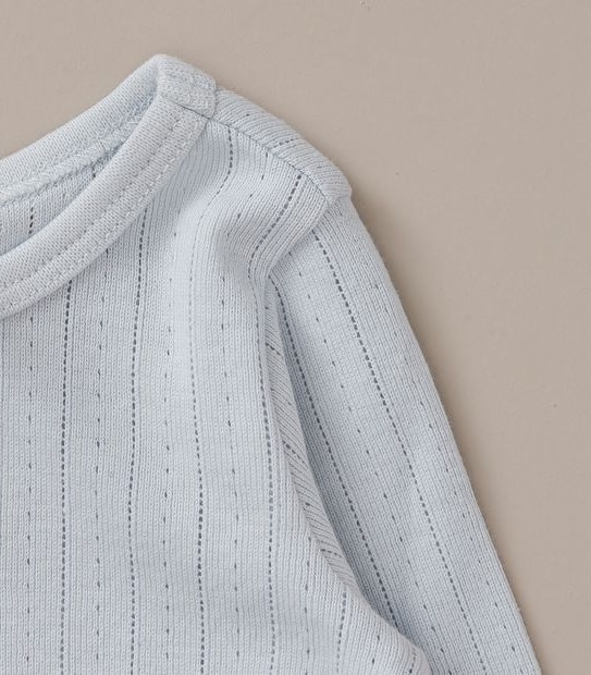 Baby Organic Cotton Pointelle Bodysuit