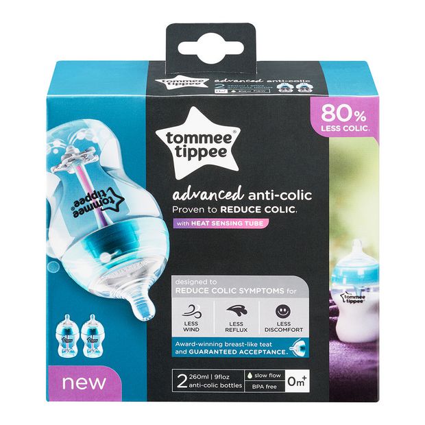 tommee tippee anti colic teats on normal bottles