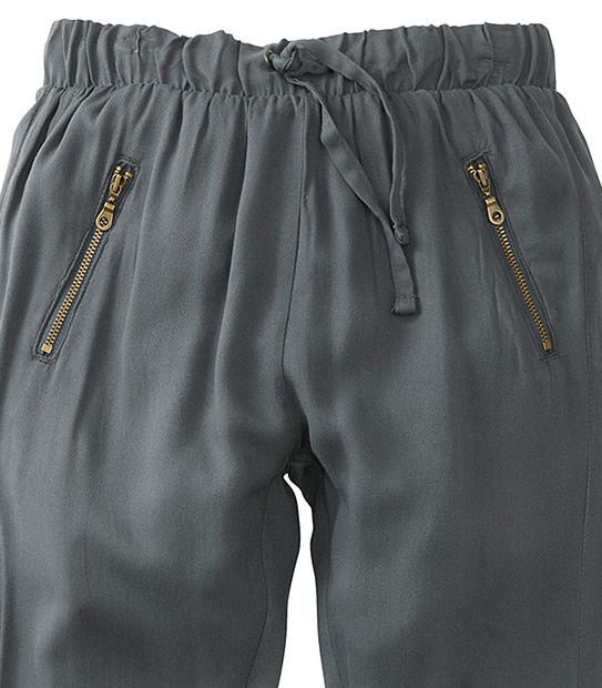Zip Pocket Harem Pants