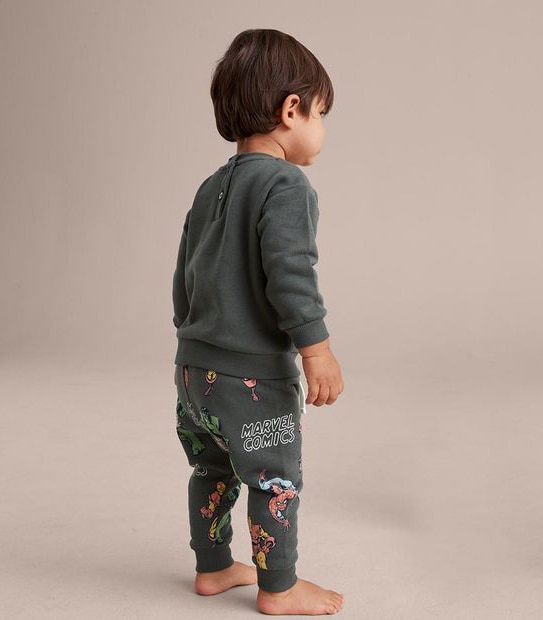 2 Piece Baby Marvel Comics Set