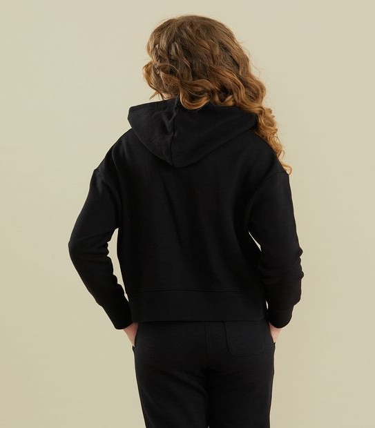 Lonsdale London Newquay Logo Cropped Hoodie