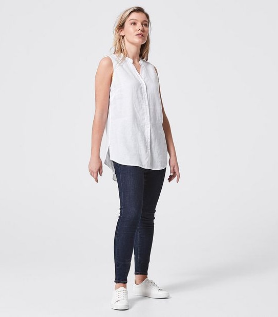 White Sleeveless Top : Target