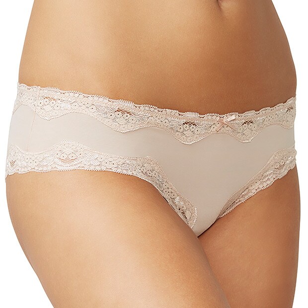 Microfibre Cheeky Cut Bikini Briefs - Skin Microfibre Cheeky Cut Bikini Briefs - Skin