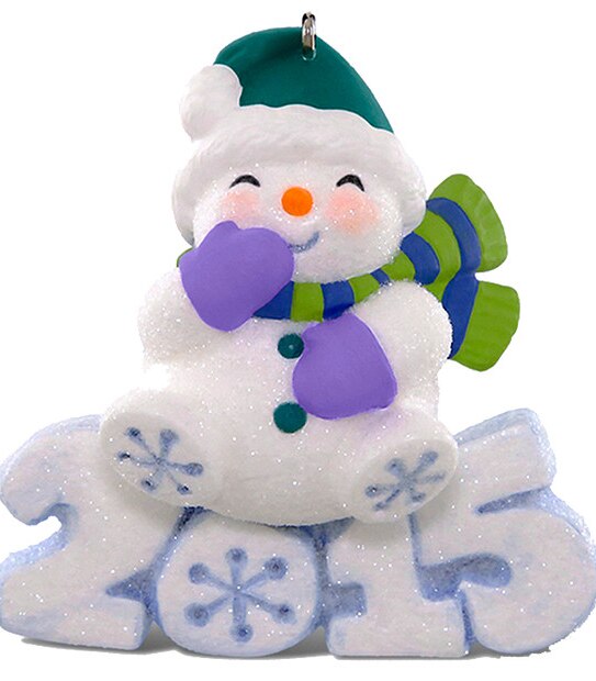 Hallmark's Frosty Fun Decade Snowman Ornament
