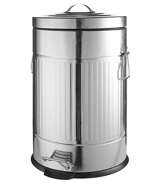 20 Litre Galvanised Pedal Bin