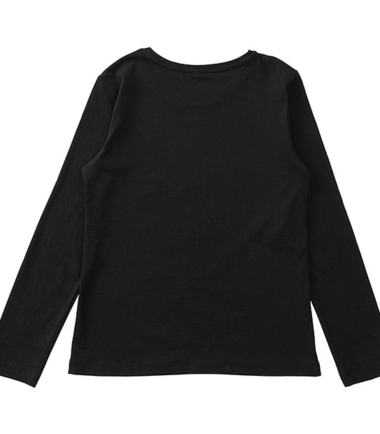 Long Sleeve Geometric Glitter Print T-Shirt