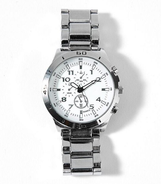 Casey Metal Link Watch - True Silver