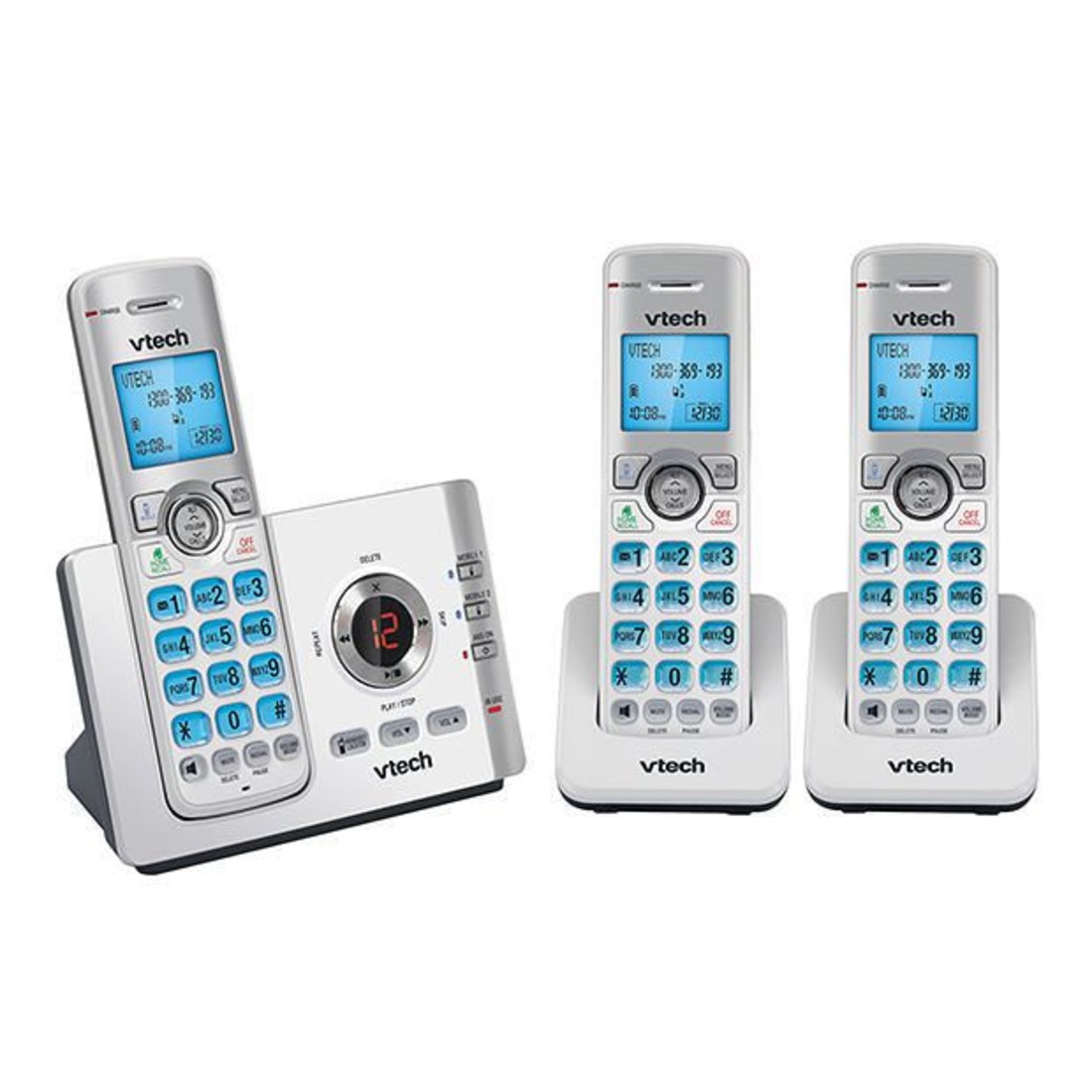 Vtech 17550 Triple Dect 6 0 Cordless Phone Cls17552