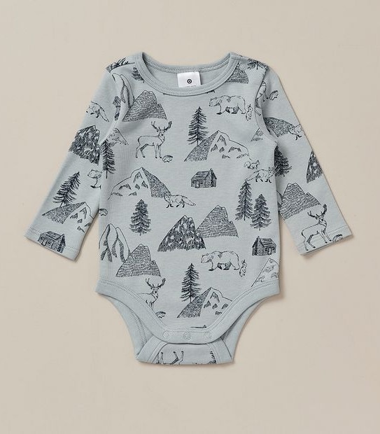 5 Pack Baby Organic Cotton Bodysuits