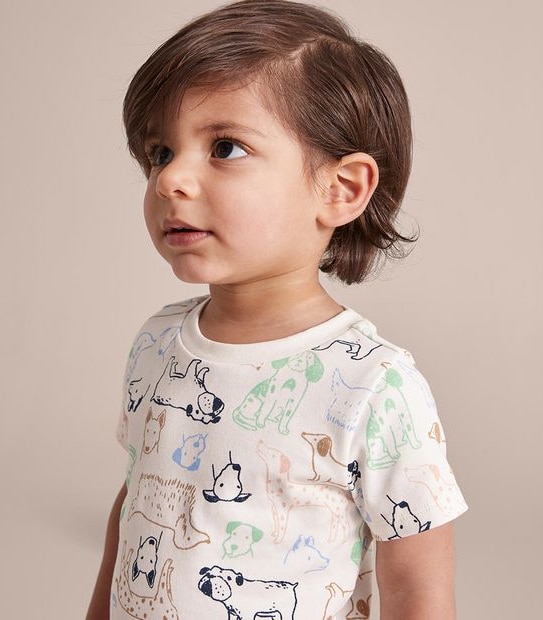 Baby Organic Cotton Dog Pyjama Set