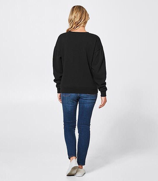 Lily Loves Lace-Up Bell Sleeve Fleece Jumper