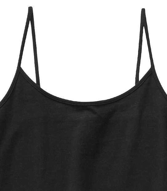 Girls' essentials Elastic Singlet - Black