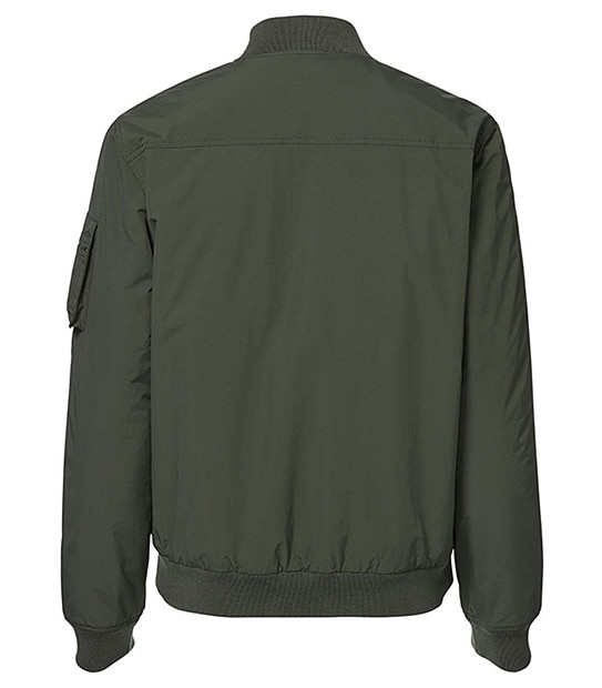 Padded Bomber Jacket - Khaki