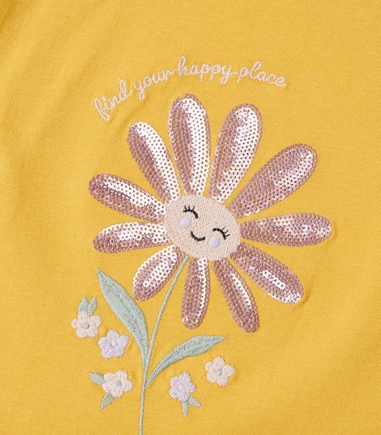 Sequin Flower T-shirt