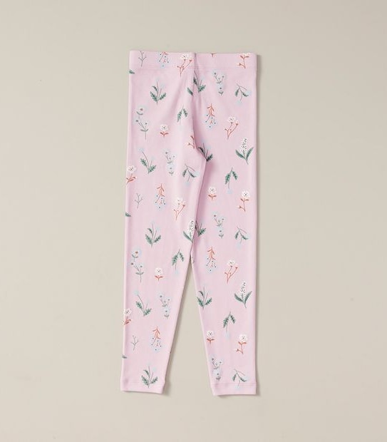 Organic Cotton Floral Ribbed Pyjama Set 6 of 6