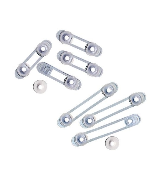 Dreambaby - 4 Mini Multi-Purpose & 3 Multi-Purpose Latches Pack