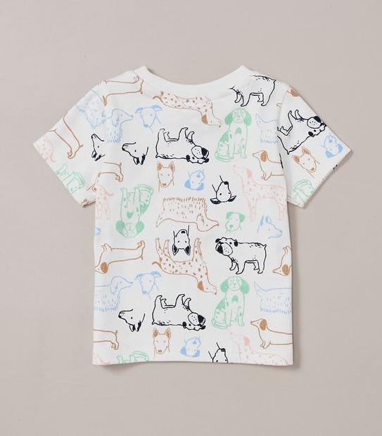 Baby Organic Cotton Dog Pyjama Set