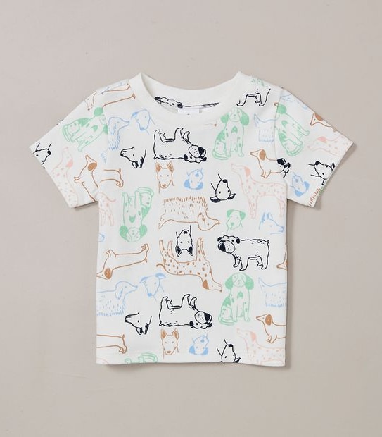 Baby Organic Cotton Dog Pyjama Set