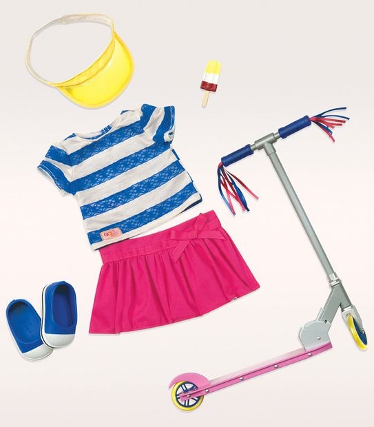 Our Generation Deluxe Doll Outfit - Cute To Scoot