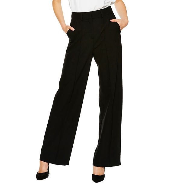 Tailored Wide Leg Pants Black Target Australia