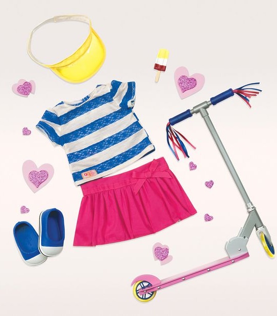 Our Generation Deluxe Doll Outfit - Cute To Scoot