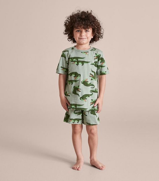 Organic Cotton Alligator Pyjama Set