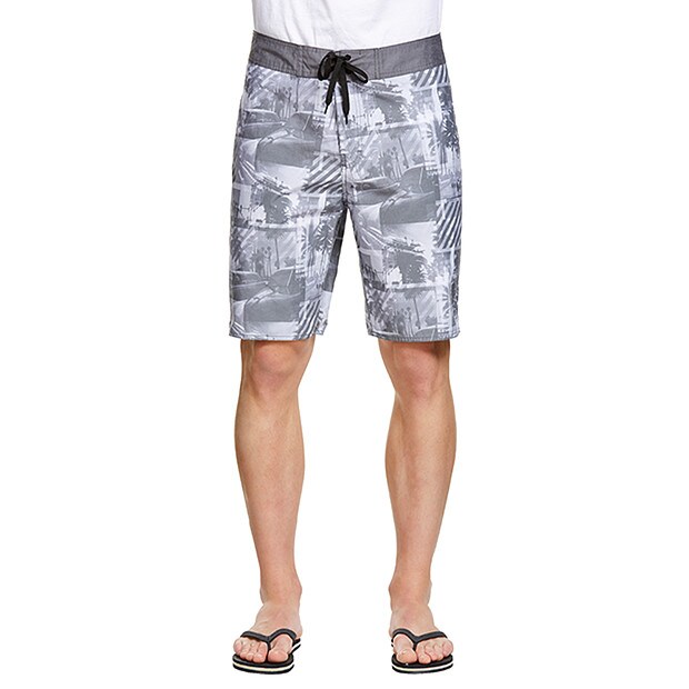 Men's Photo Printed Boardshorts - Multi 