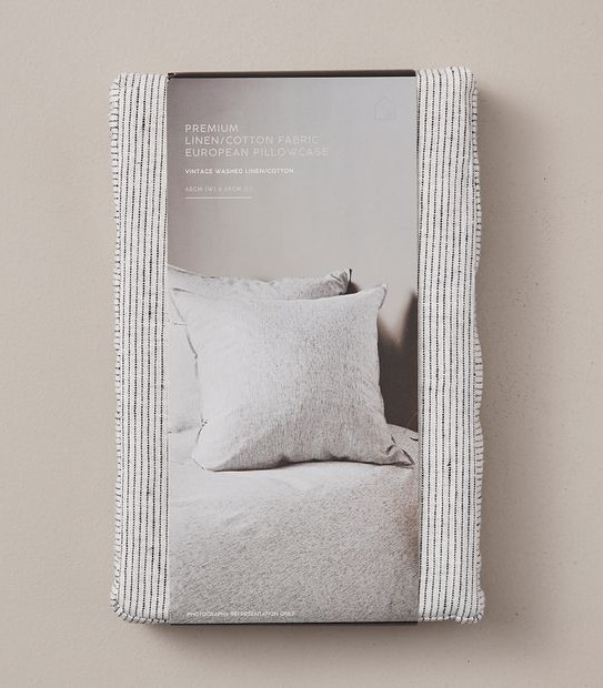 Brayden Micro Stripe European Pillowcase