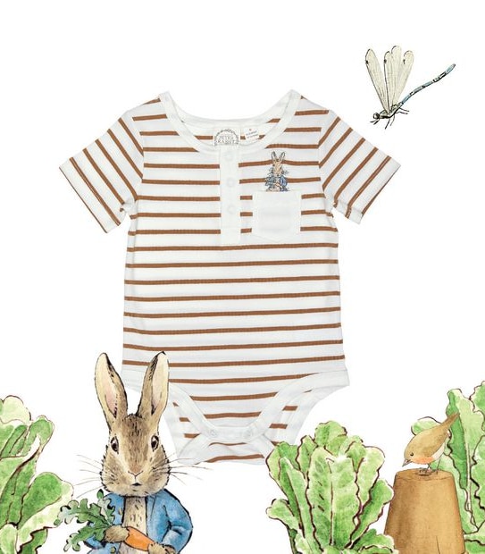 Peter Rabbit Baby Henley Bodysuit