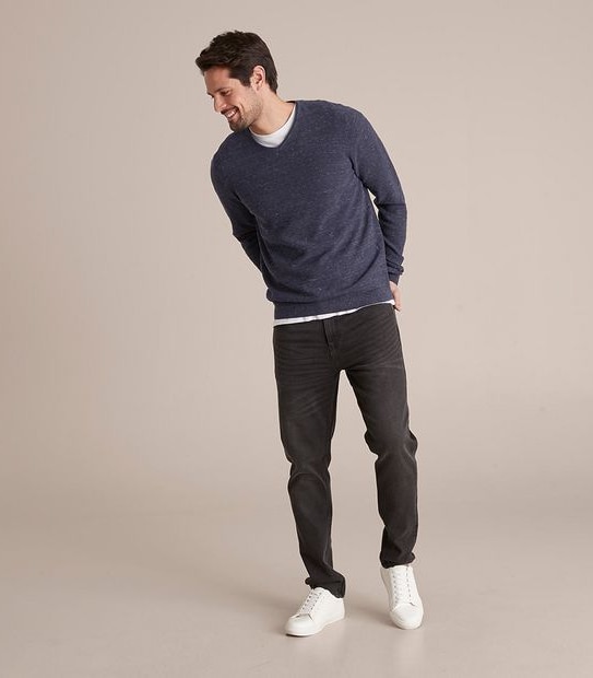 Lightweight V-Neck Knit Jumper