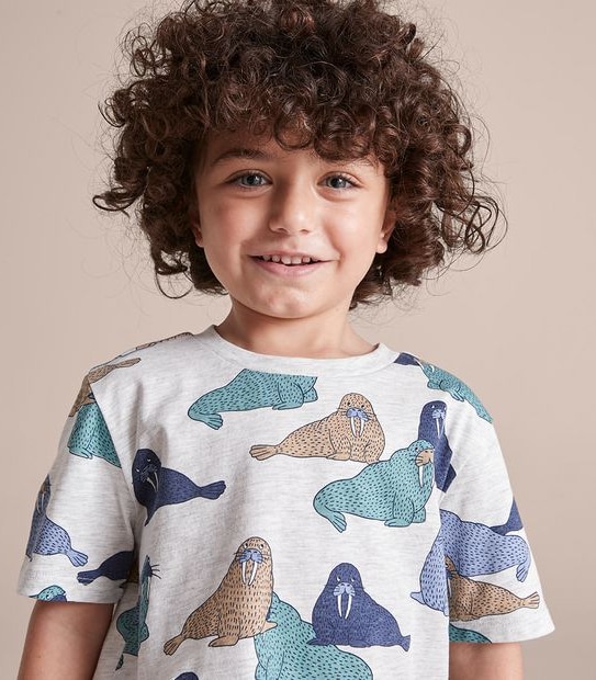 Organic Cotton Walrus Pyjama Set