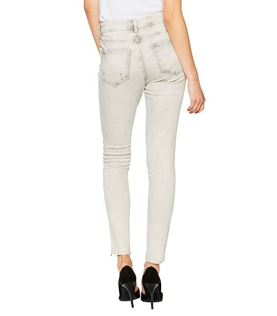 Life & Style Biker Jeans - Light Grey