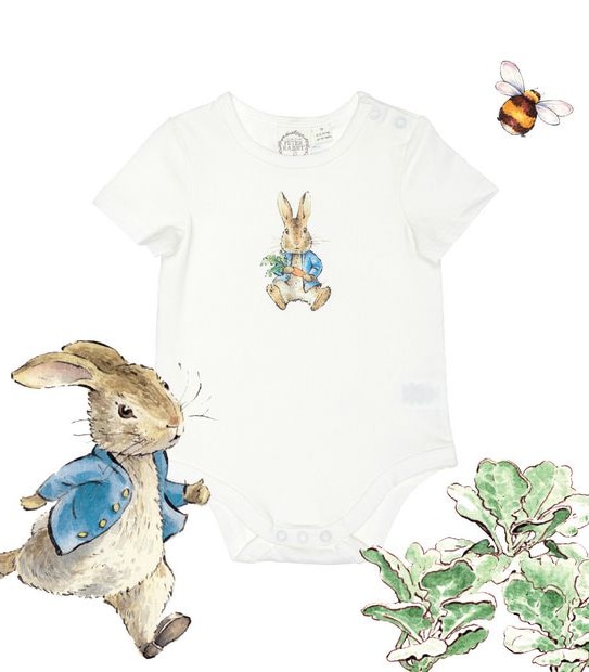 Peter Rabbit Baby Henley Bodysuit