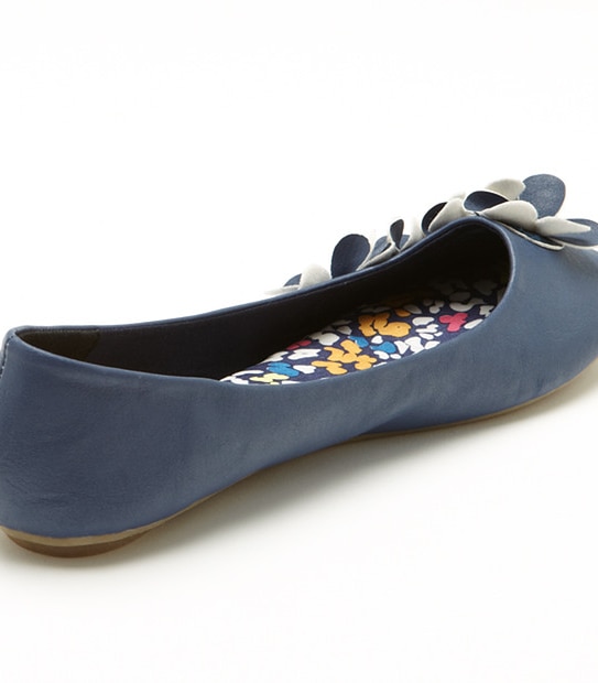 Tasty Floral Trim Ballet Flats