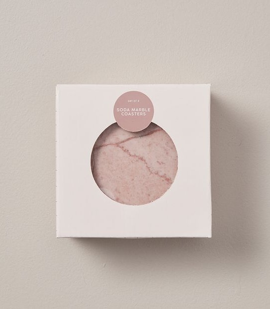 4 Pack Soda Marble Coasters