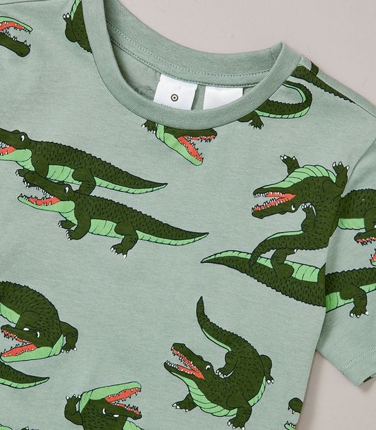 Organic Cotton Alligator Pyjama Set