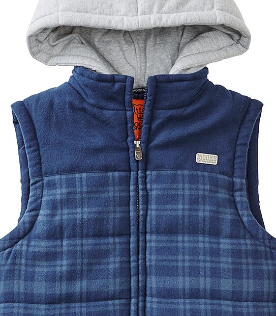 MOOKS Flannelette Puffer Vest