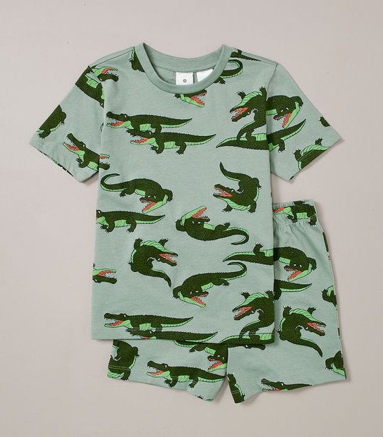 Organic Cotton Alligator Pyjama Set