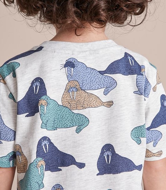 Organic Cotton Walrus Pyjama Set