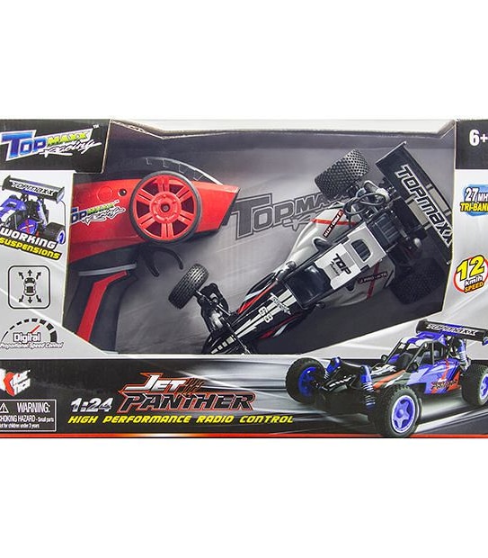 Top Max Racing Jet Panther 1:24 High Performance Radio Control Car Assorted