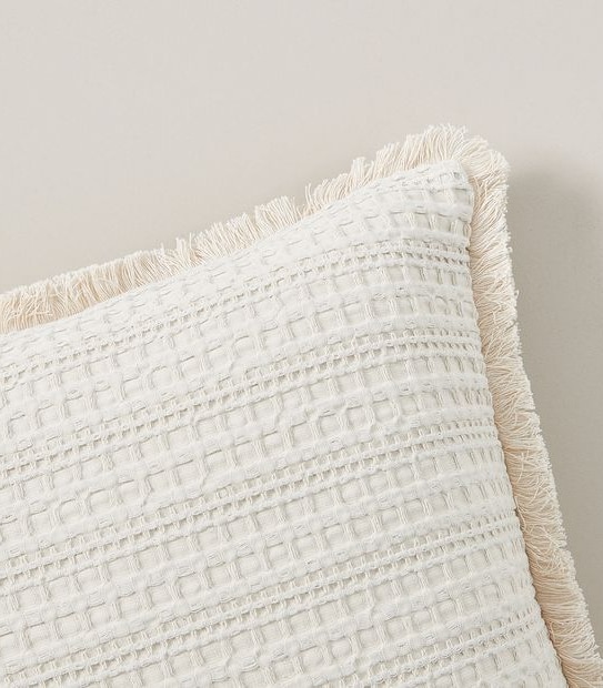 Magnolia Waffle Cushion