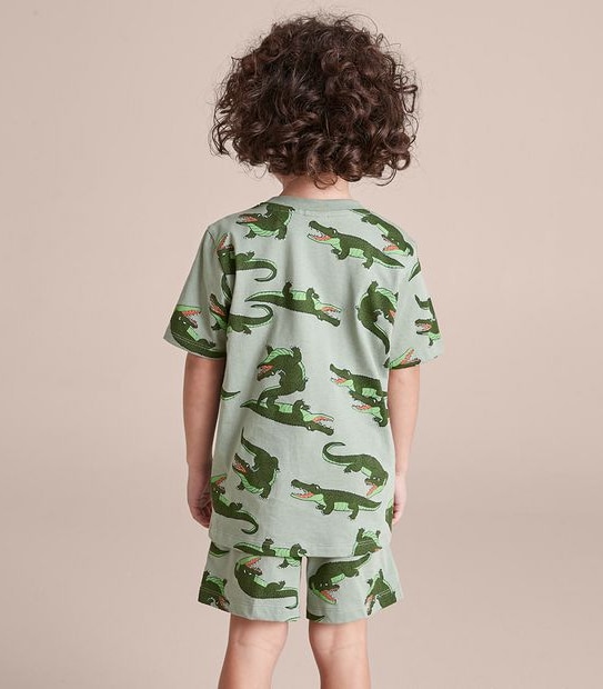 Organic Cotton Alligator Pyjama Set