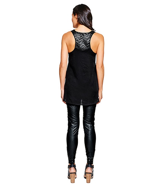 Yours Sincerely Coated Leggings