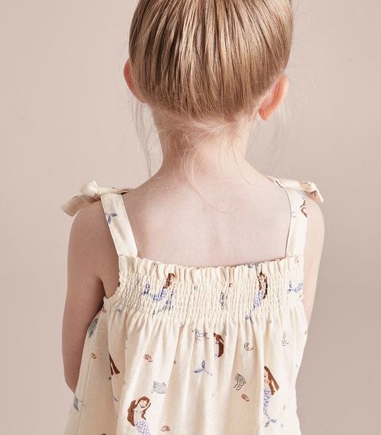 Linen Blend Shirred Tank 6 of 6
