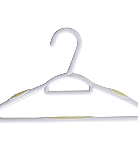 6 Pack Non Slip Baby Hangers - White