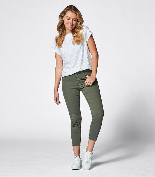 DENIM Sophie Skinny High Rise Crop Length Jeans 