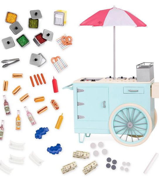 Our Generation Retro Hot Dog Cart