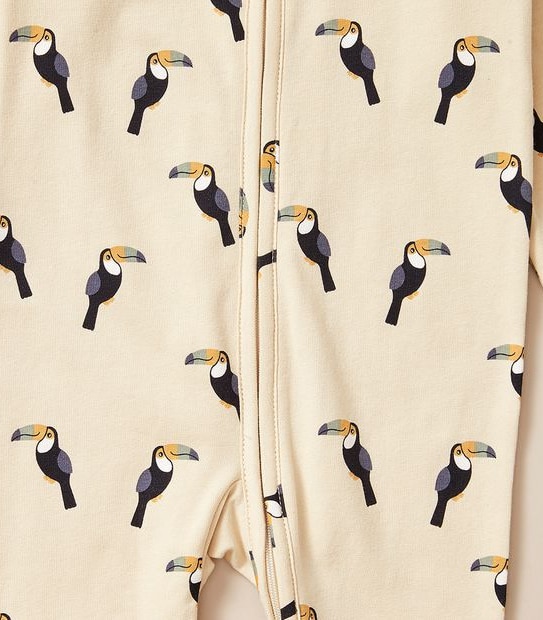Baby Organic Cotton Print Coverall 2 of 5